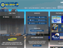 Tablet Screenshot of junctiontire.net
